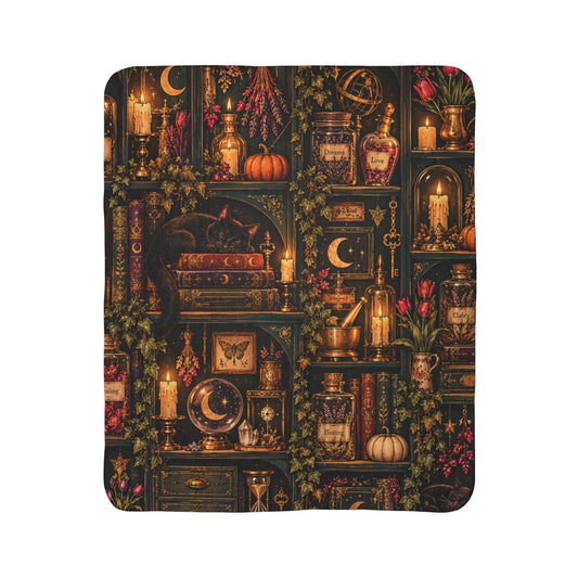 Mystic Apothecary Fleece Blanket