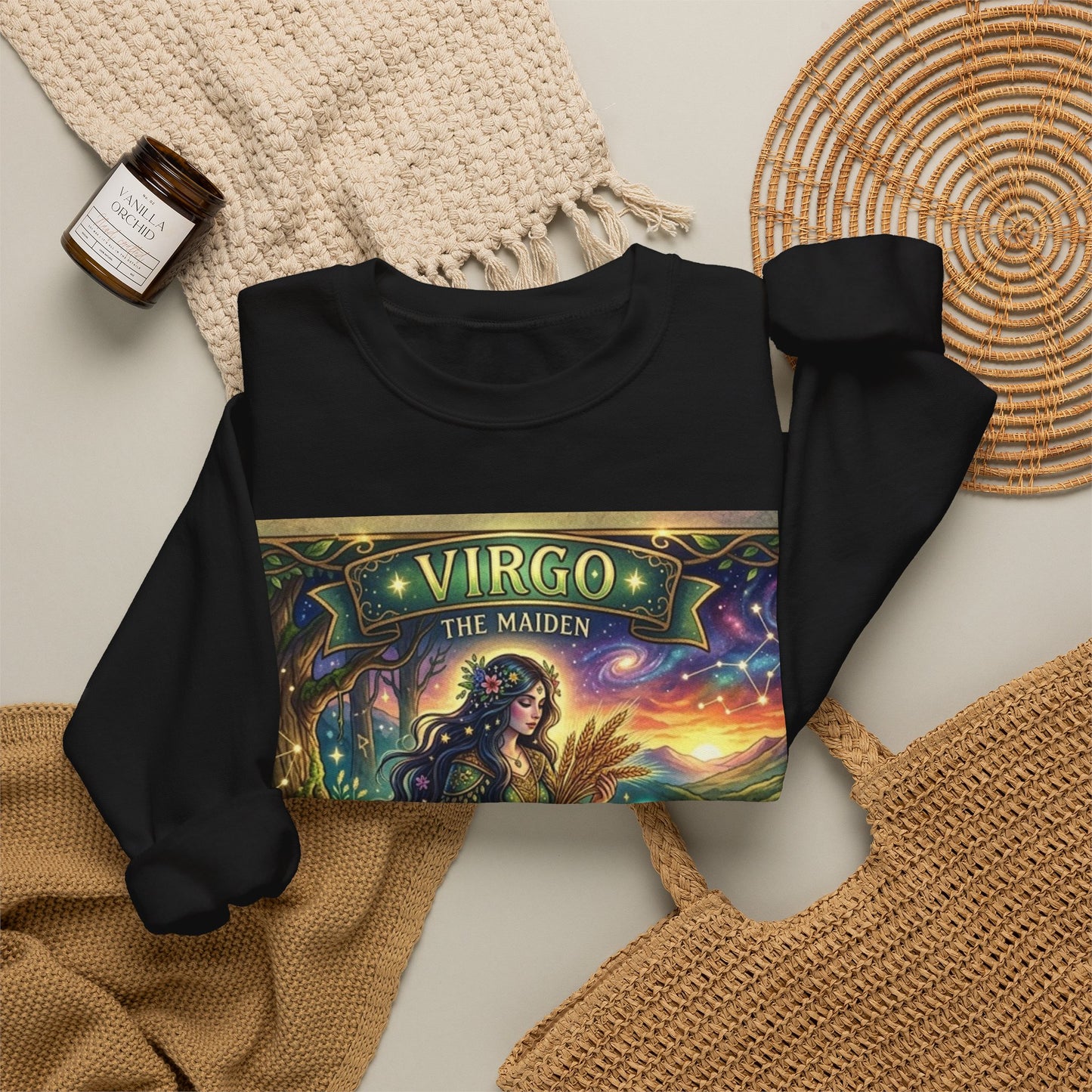 Virgo Zodiac Crewneck Sweatshirt