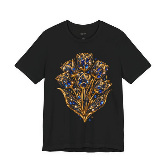 Gilded Sapphire Bloom Tee