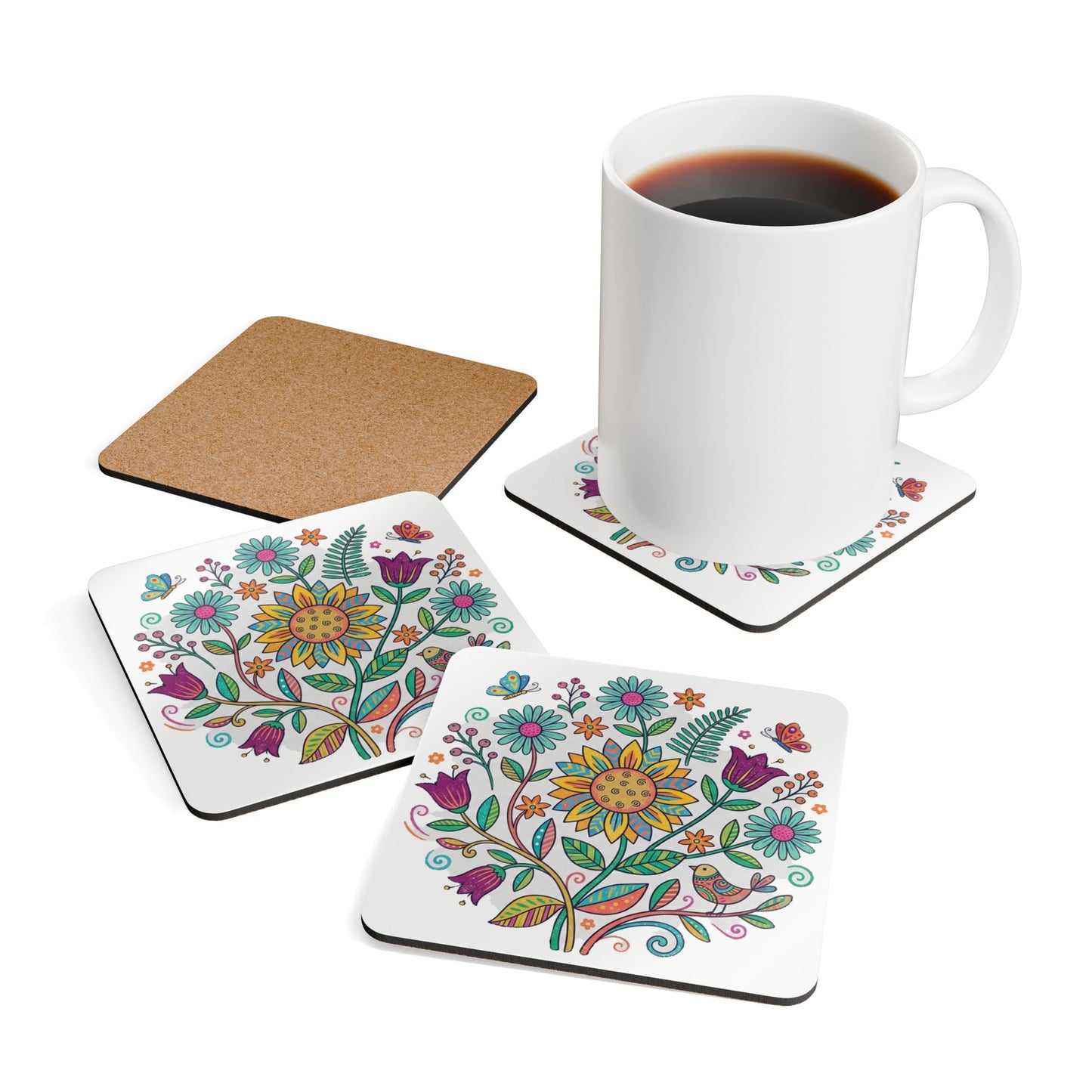 Sunflower Coasters