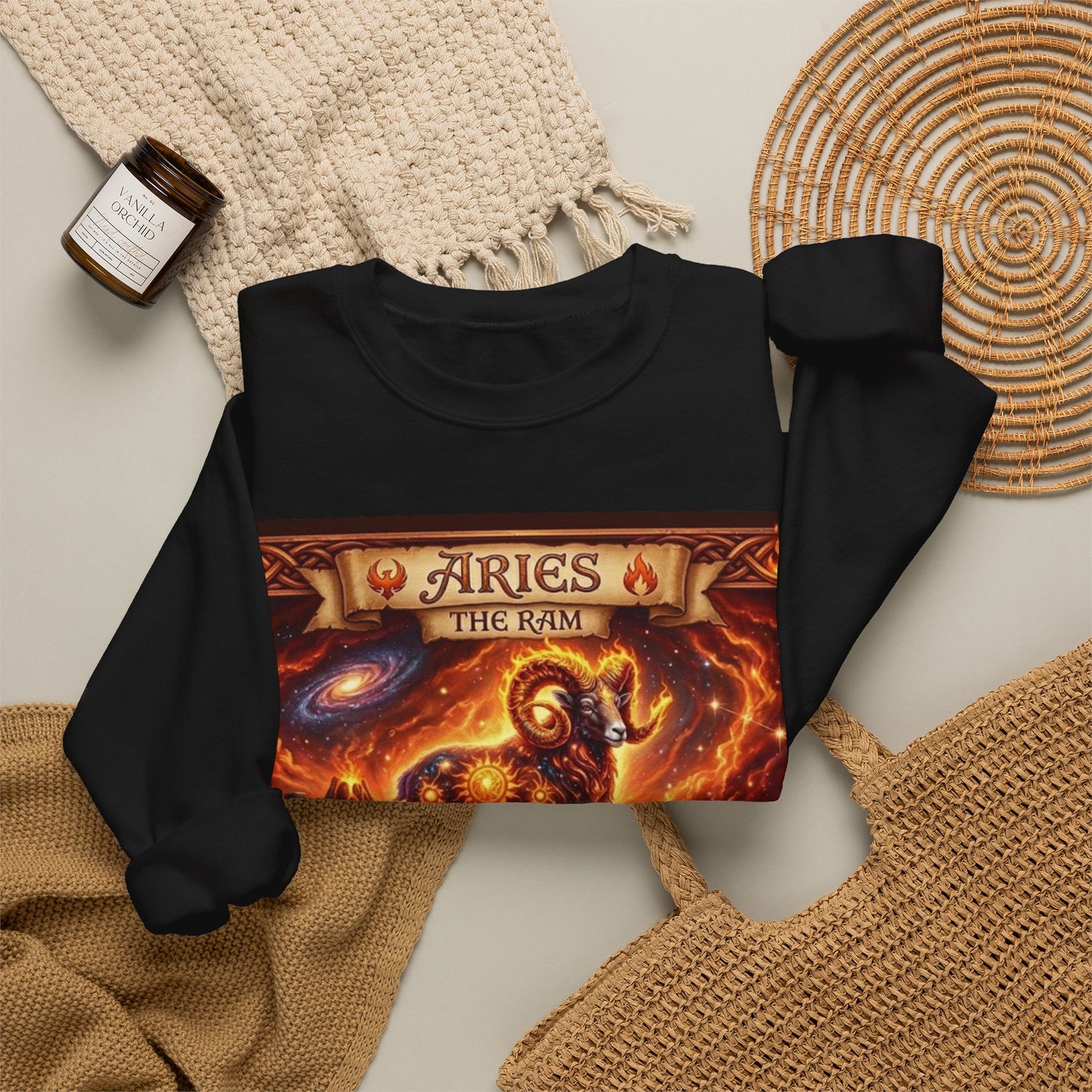 Aries Zodiac Crewneck Sweatshirt