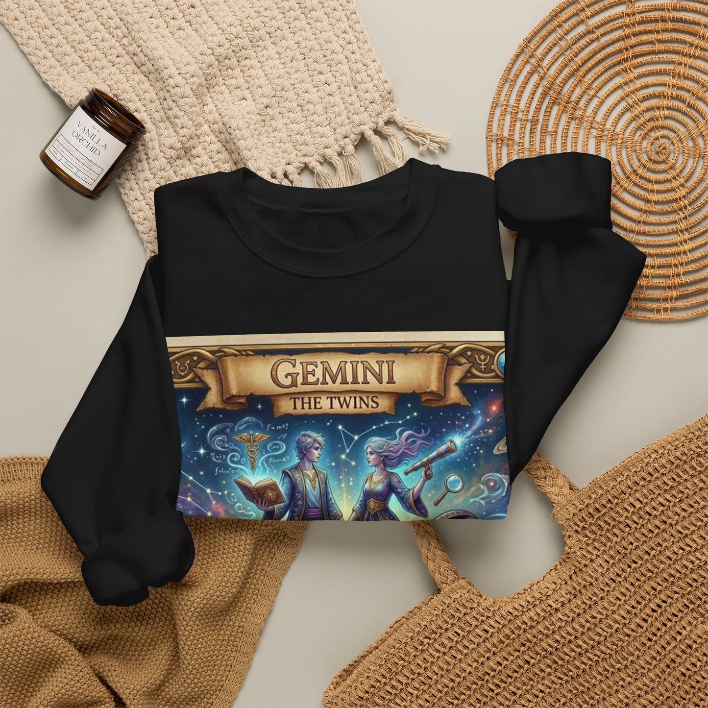 Gemini Zodiac Crewneck Sweatshirt