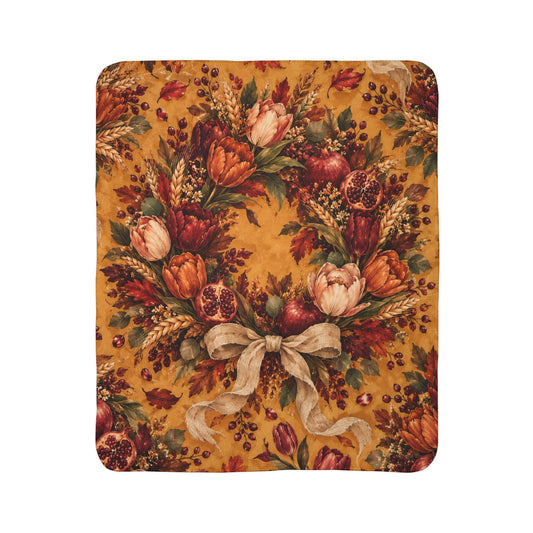 Golden Harvest Fleece Blanket