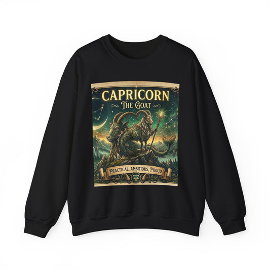 Capricorn Zodiac Crewneck Sweatshirt