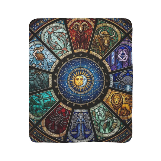 Zodiac Stained Glass Blanket