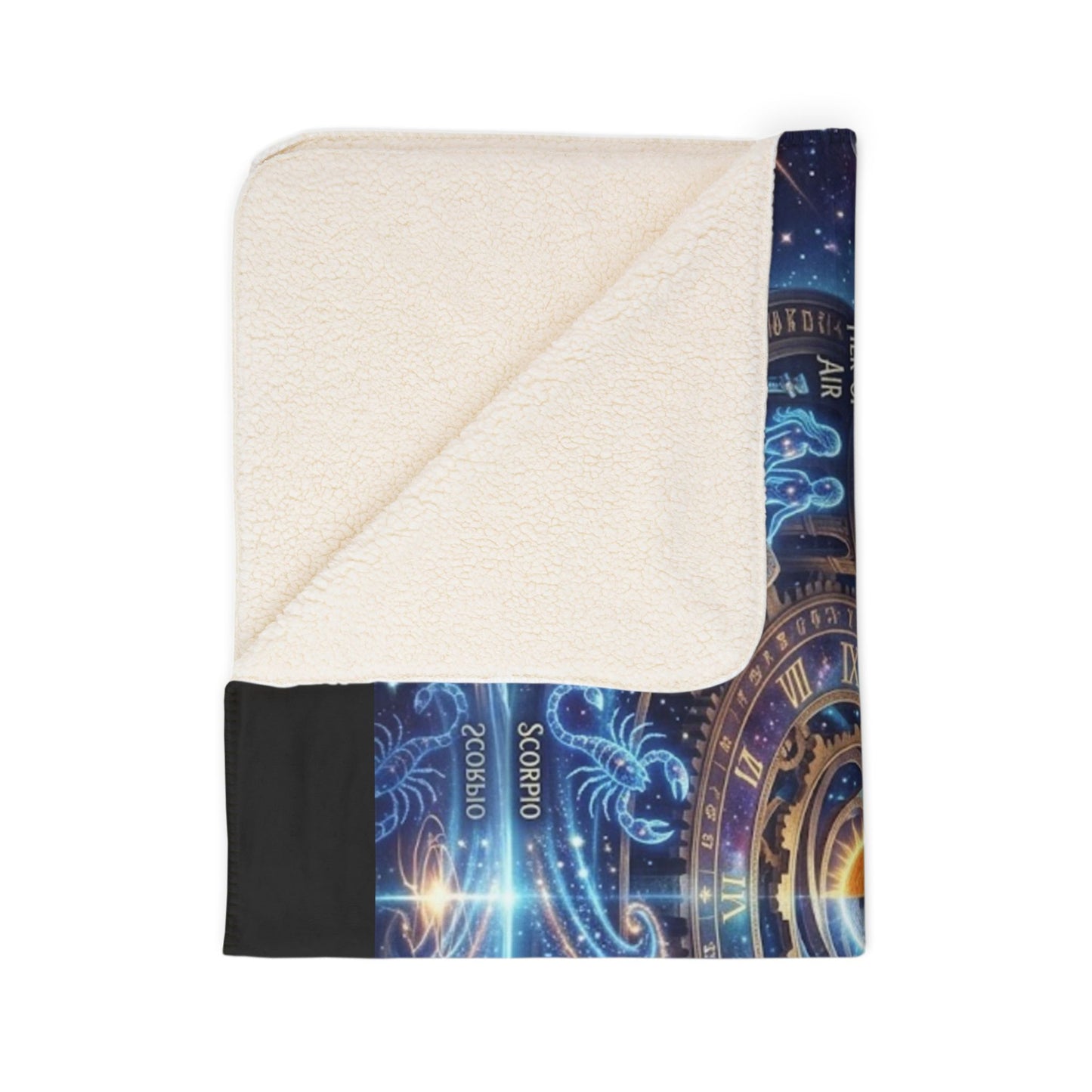 Zodiac Constellation Clock Blanket