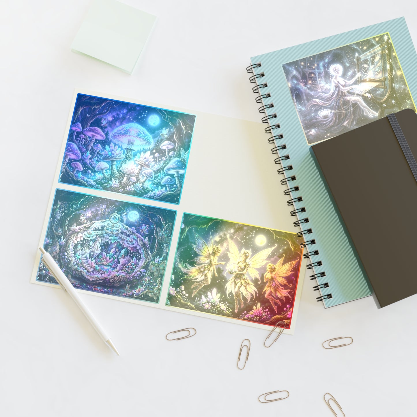 Fantasy Glow Garden Stickers
