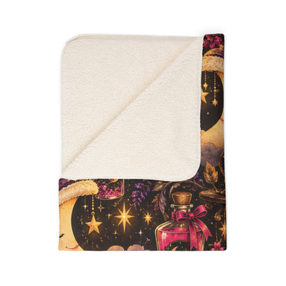 Moonlit Apothecary Fleece Blanket