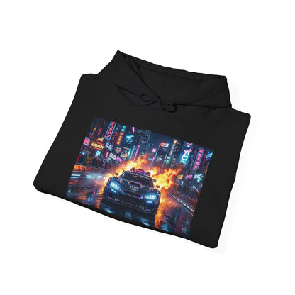 Neon City Night Racing Hoodie