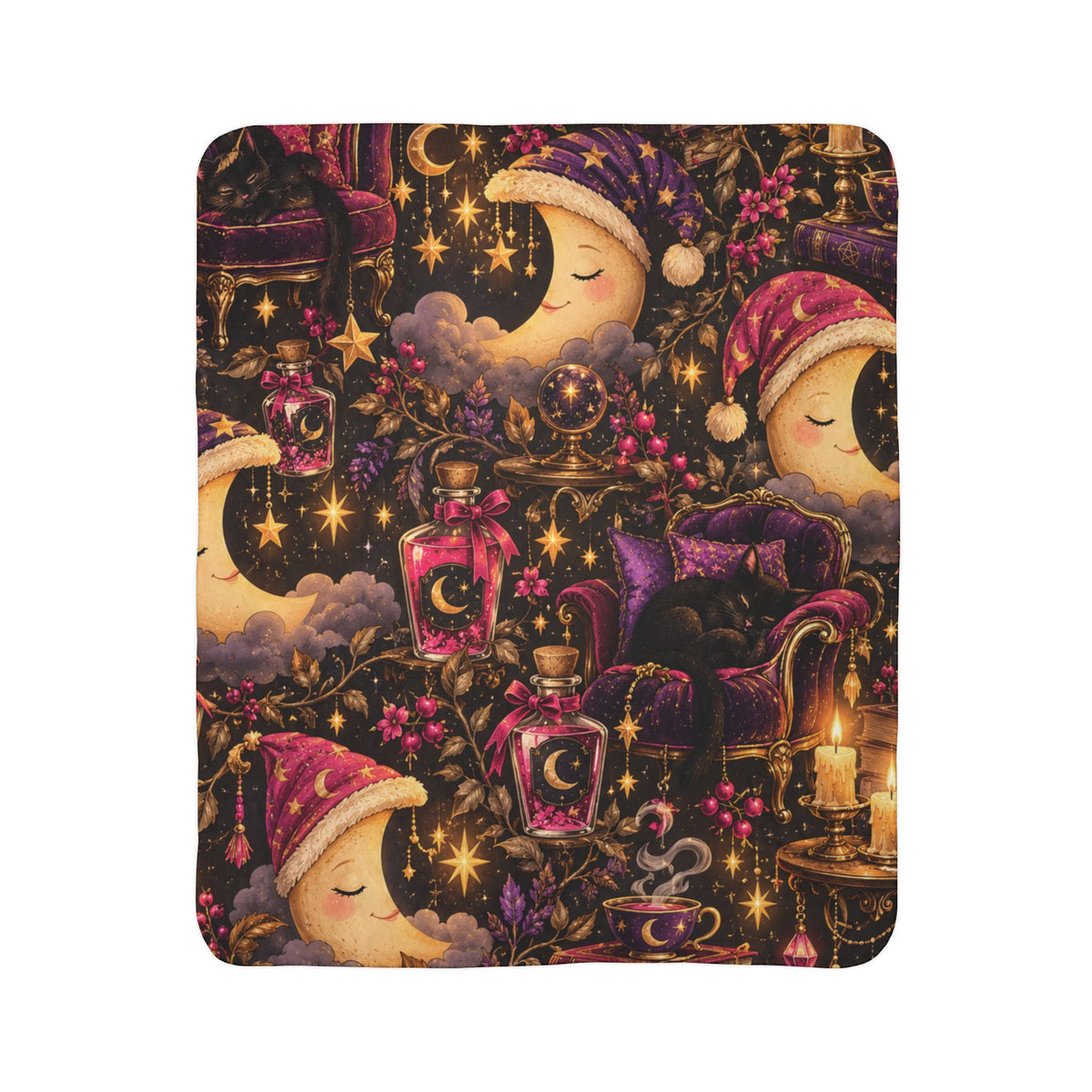 Moonlit Apothecary Fleece Blanket