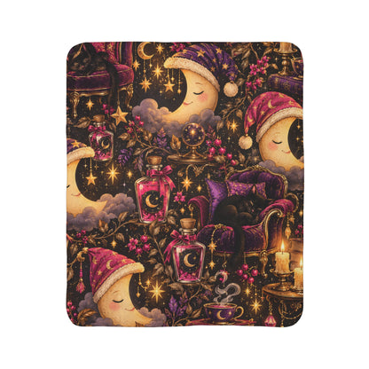 Moonlit Apothecary Fleece Blanket