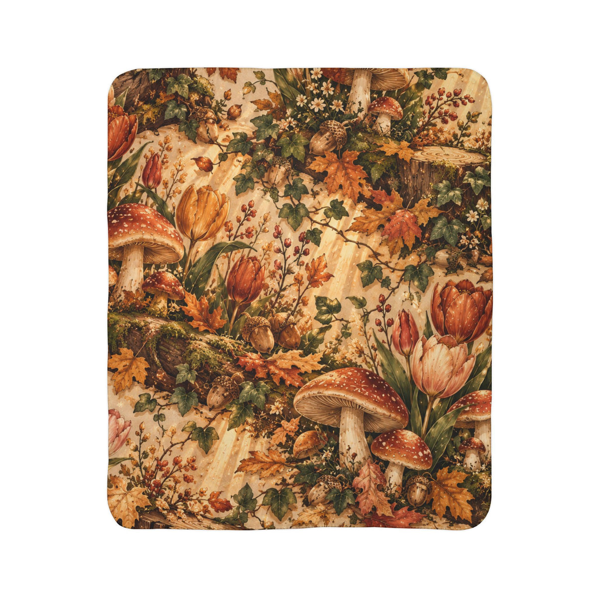 Woodland Harvest Fleece Blanket