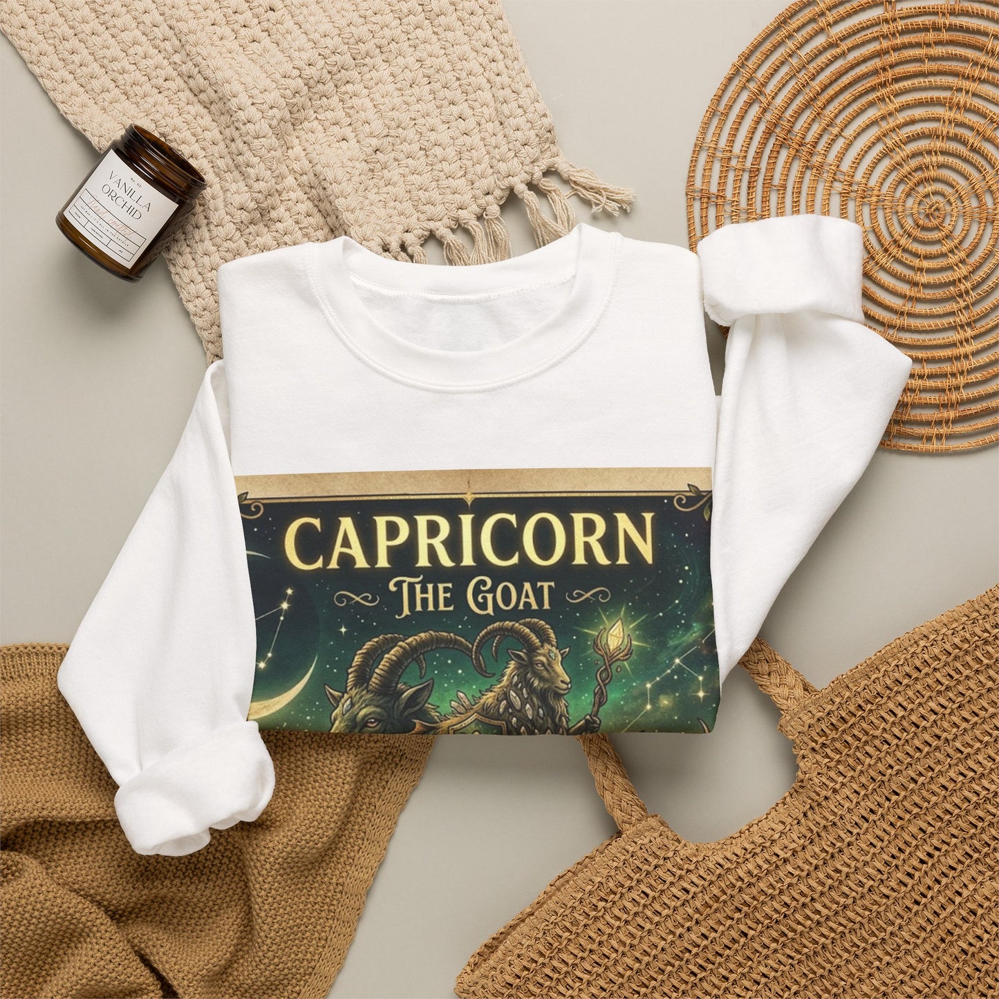 Capricorn Zodiac Crewneck Sweatshirt