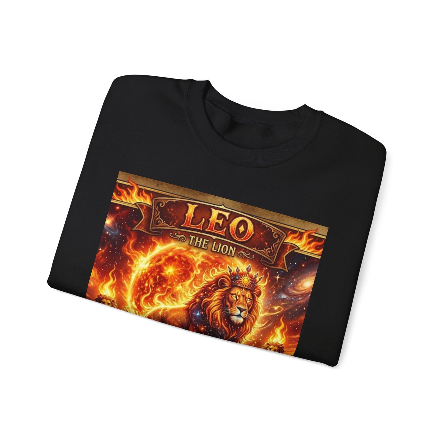 Leo Zodiac Crewneck Sweatshirt