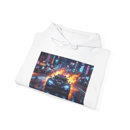 Neon City Night Racing Hoodie