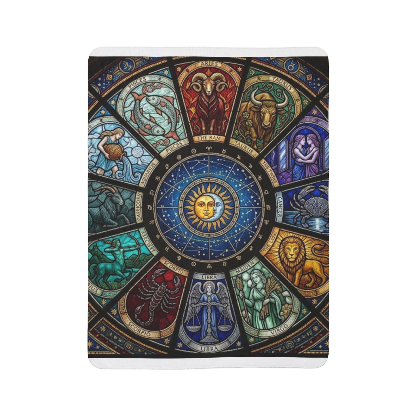 Zodiac Stained Glass Blanket