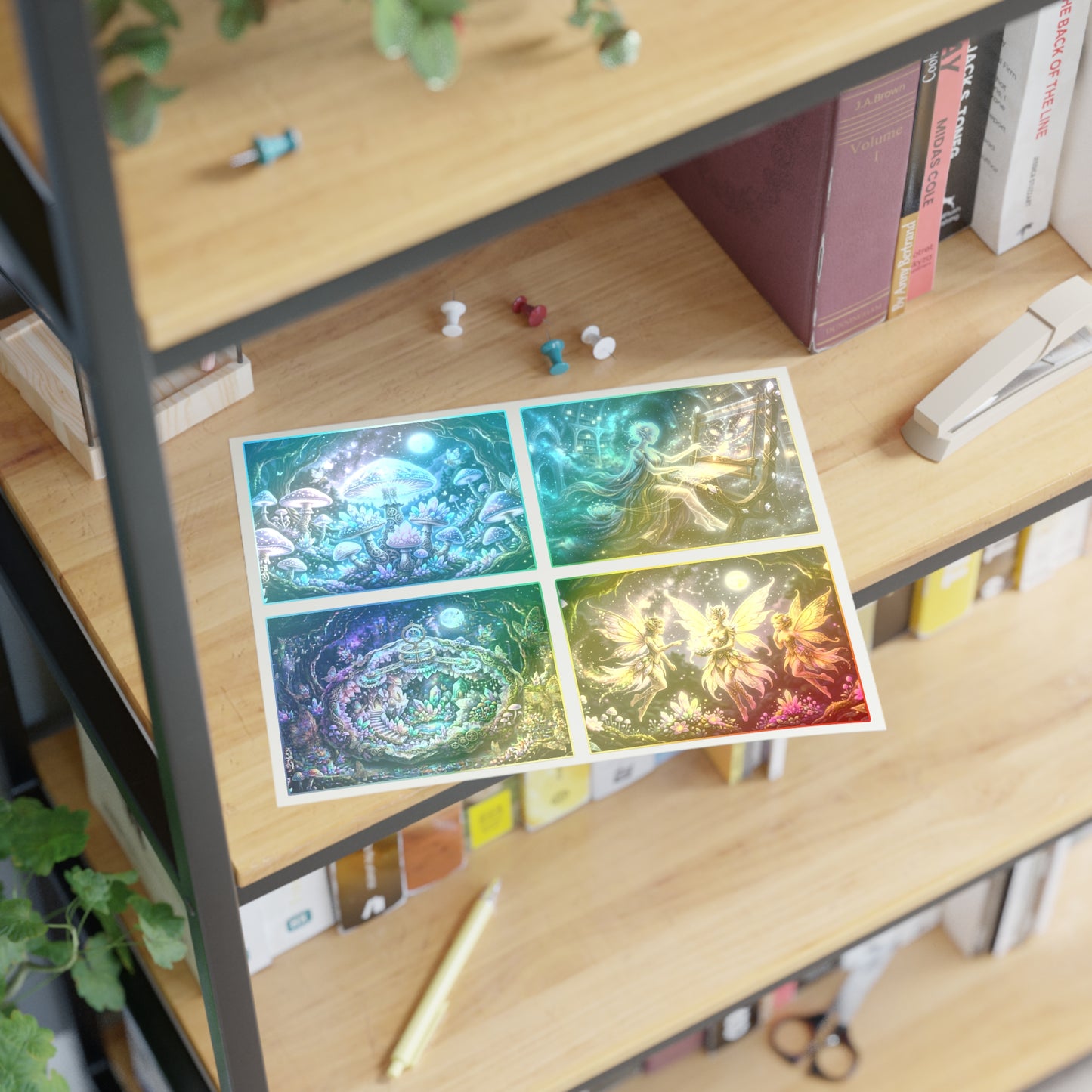 Fantasy Glow Garden Stickers
