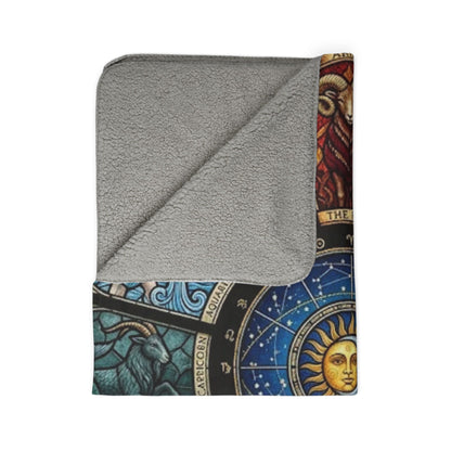 Zodiac Stained Glass Blanket