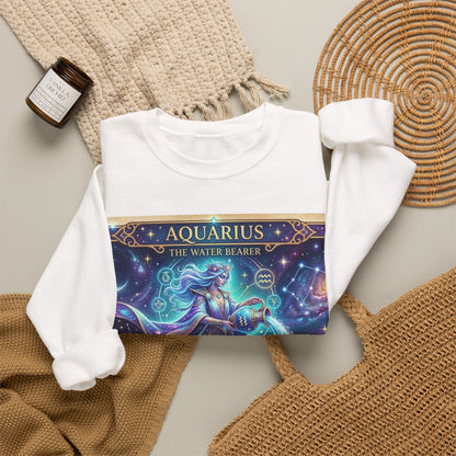 Aquarius Zodiac Crewneck Sweatshirt