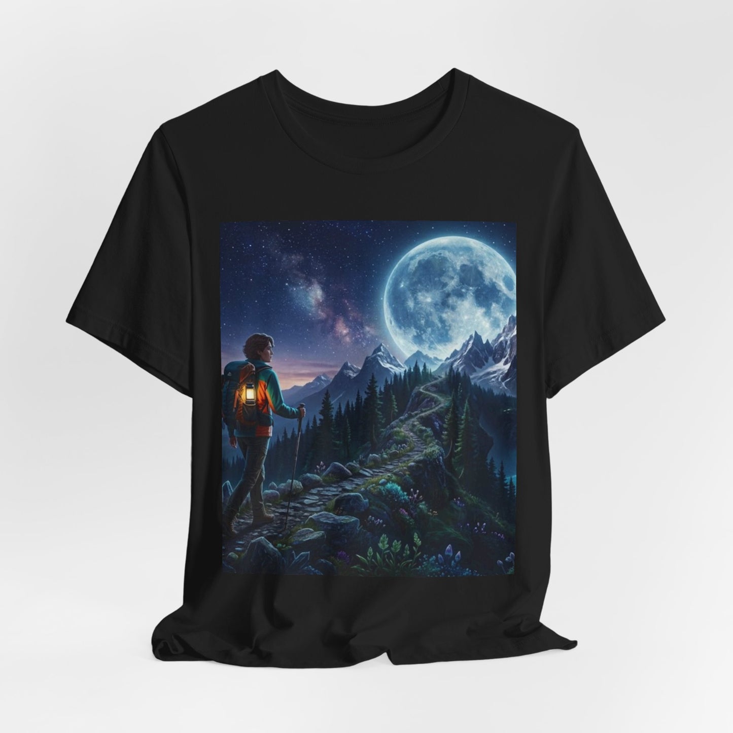 Moonlit Mountain Hike T-Shirt