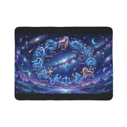 Zodiac Constellation Sherpa Blanket