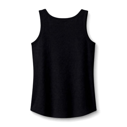 Floral Crescent Moon Tank Top