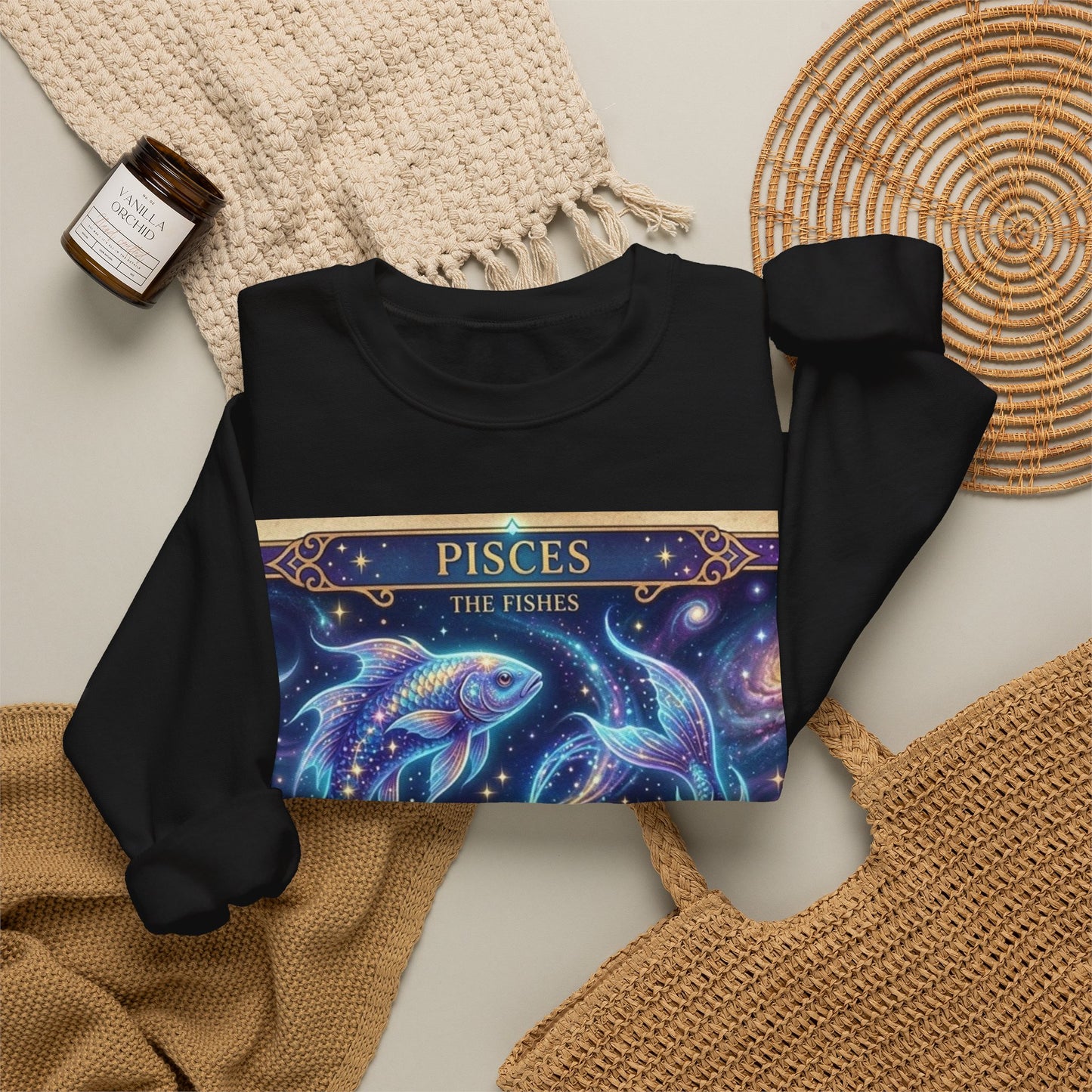 Pisces Zodiac Crewneck Sweatshirt