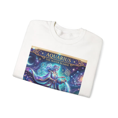 Aquarius Zodiac Crewneck Sweatshirt