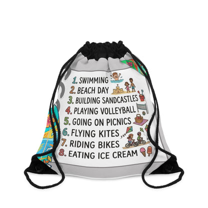 Summer Fun Drawstring Bag