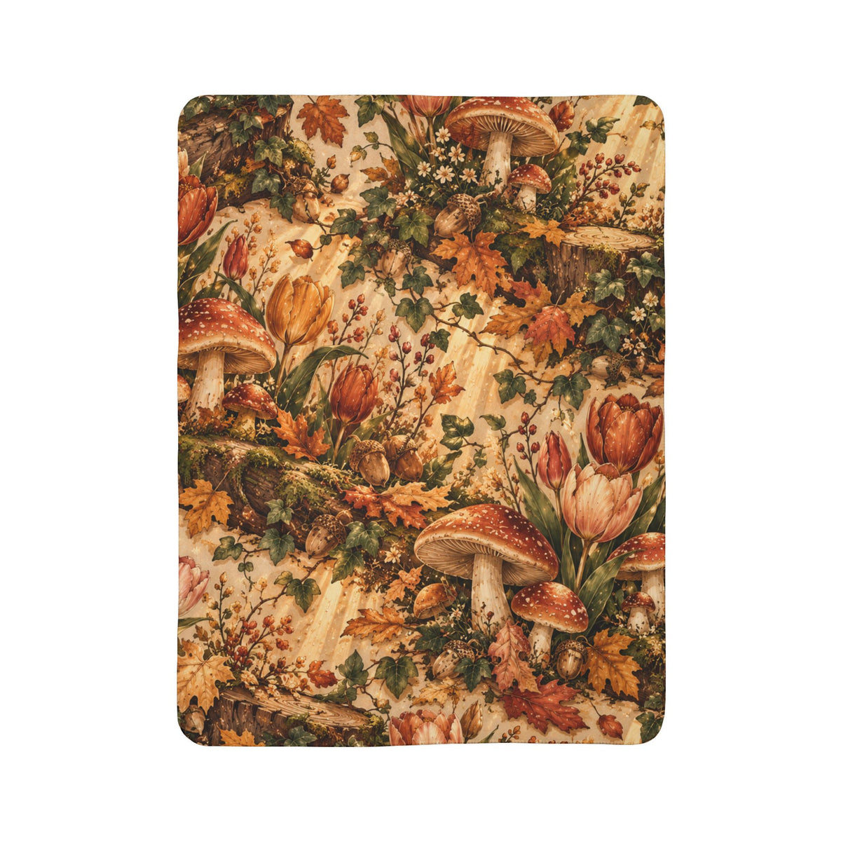Woodland Harvest Fleece Blanket