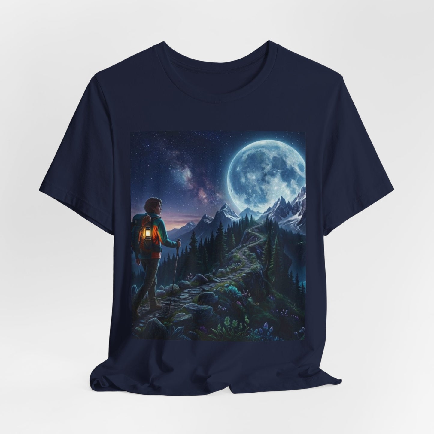 Moonlit Mountain Hike T-Shirt