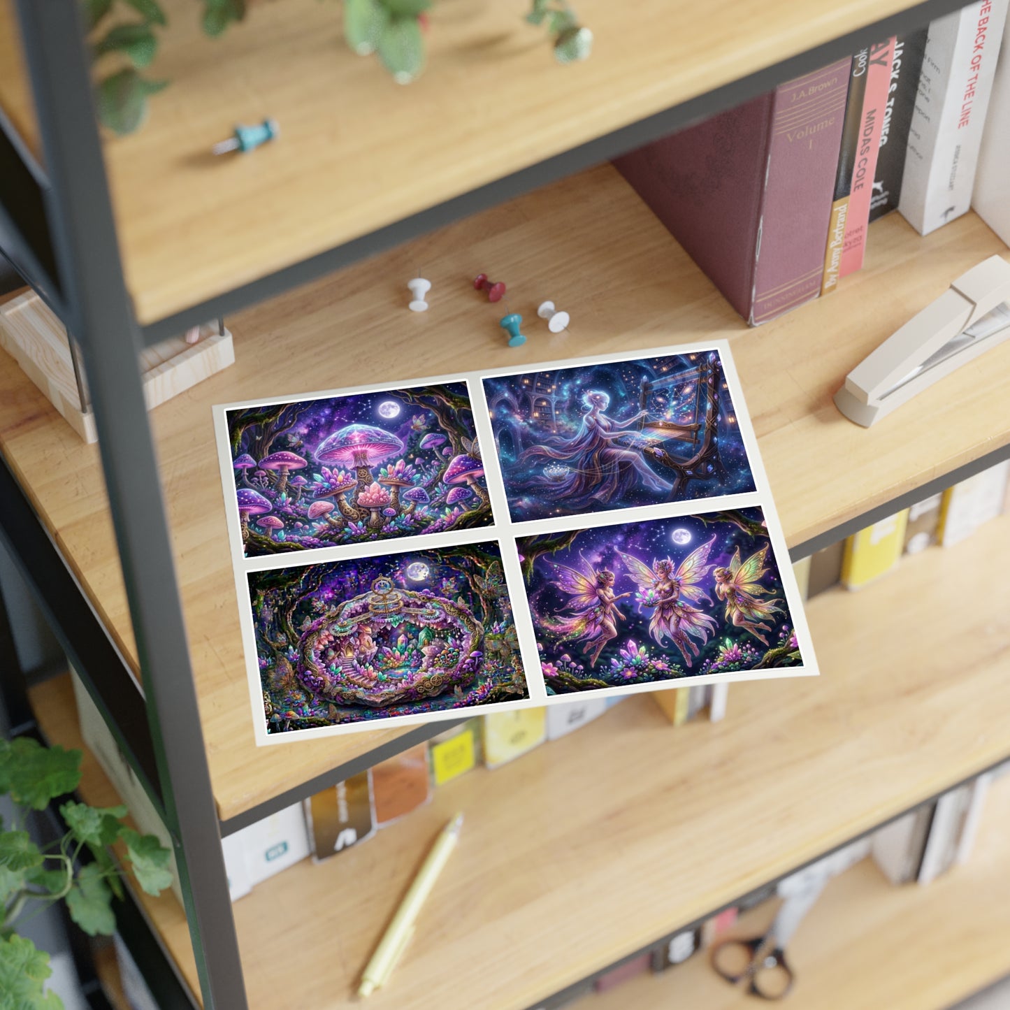 Fantasy Glow Garden Stickers