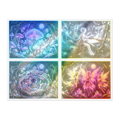 Fantasy Glow Garden Stickers