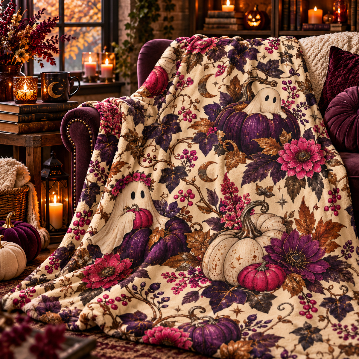 Haunted Garden Fleece Blanket