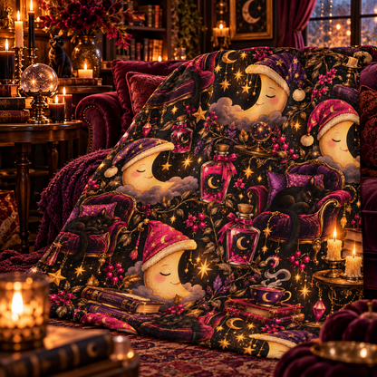 Moonlit Apothecary Fleece Blanket