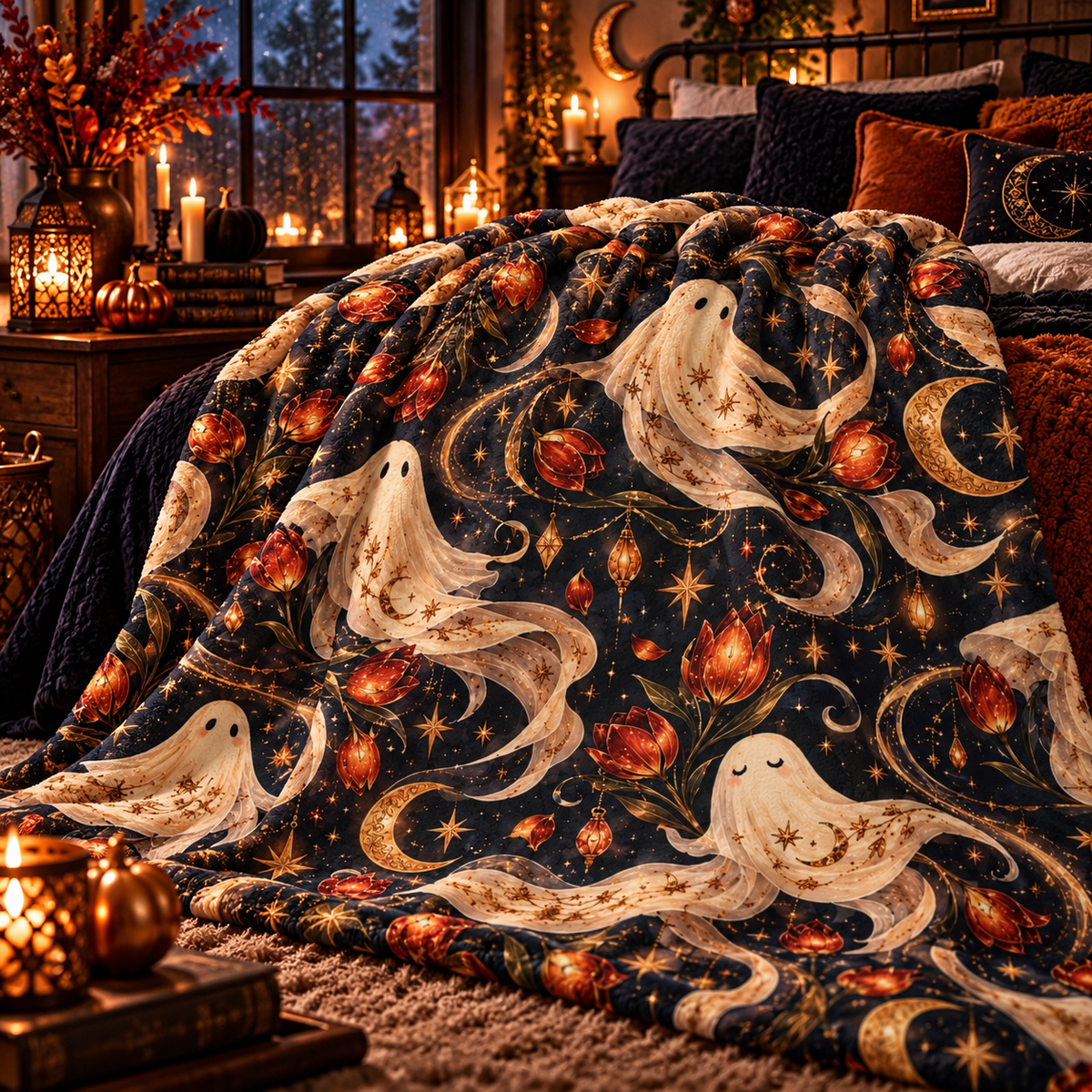 Celestial Spirits Fleece Blanket
