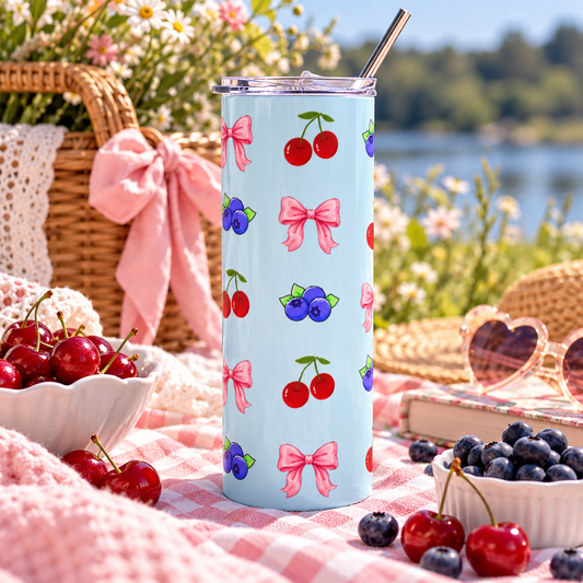 Cherry Picnic Tumbler