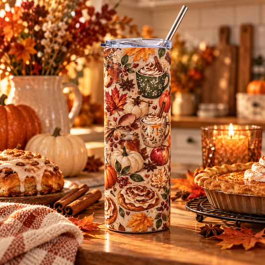 Pumpkin and Pastries Tumbler