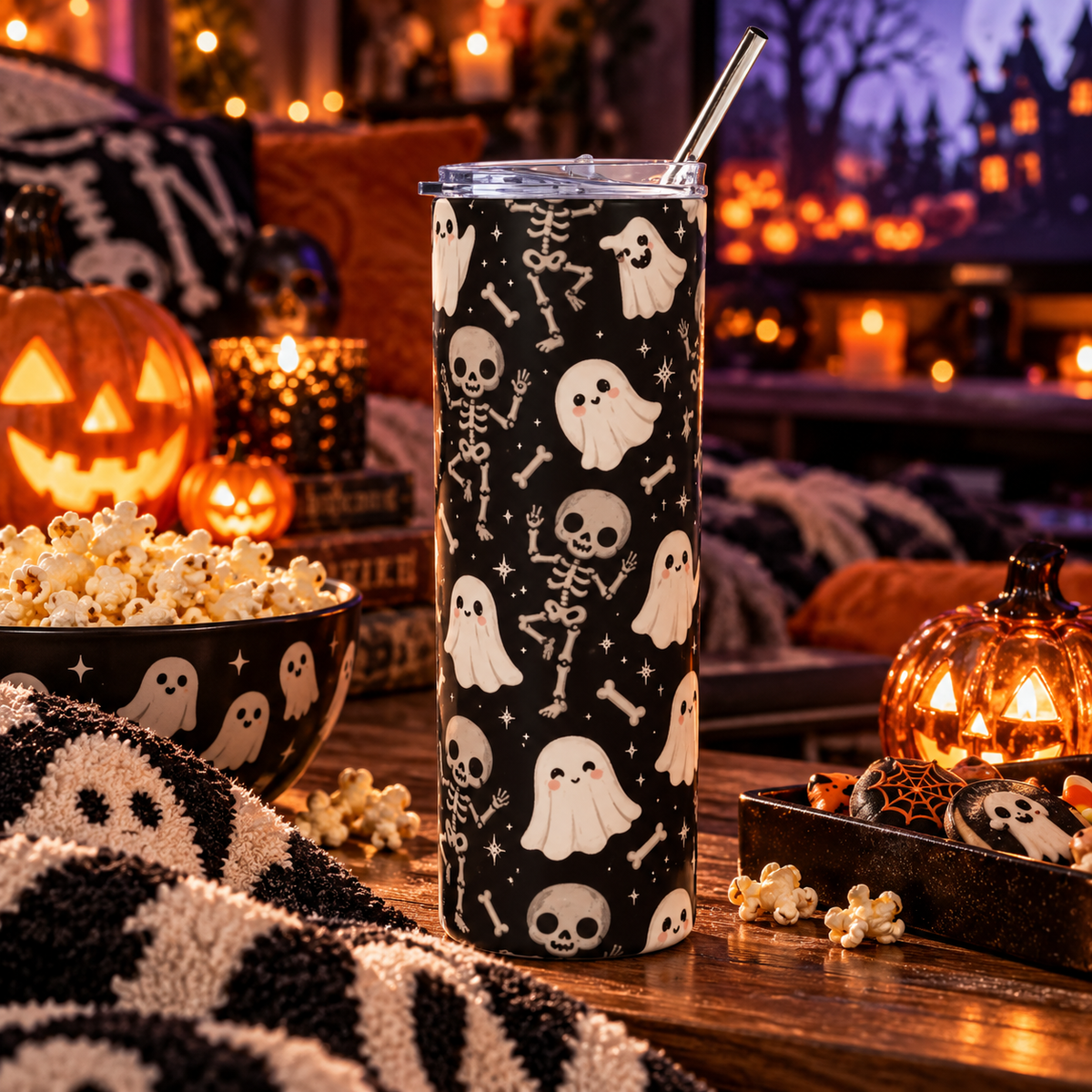 Ghostly Gathering Tumbler