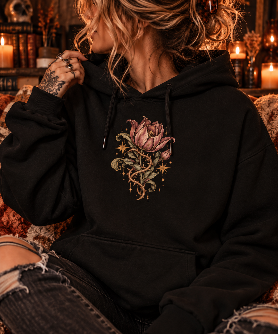 Handle With Thorns Hoodie