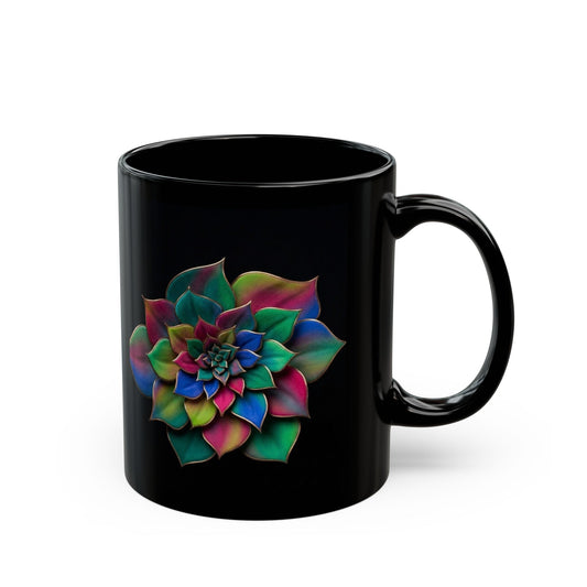 Rainbow Succulent Mug