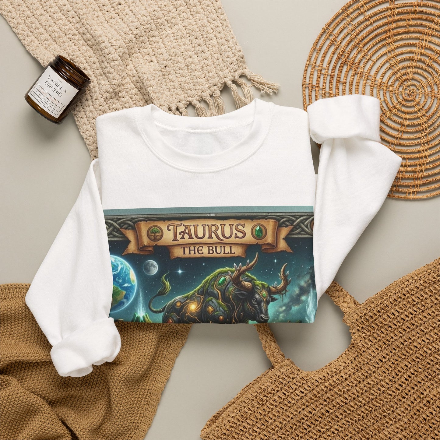 Taurus Zodiac Crewneck Sweatshirt