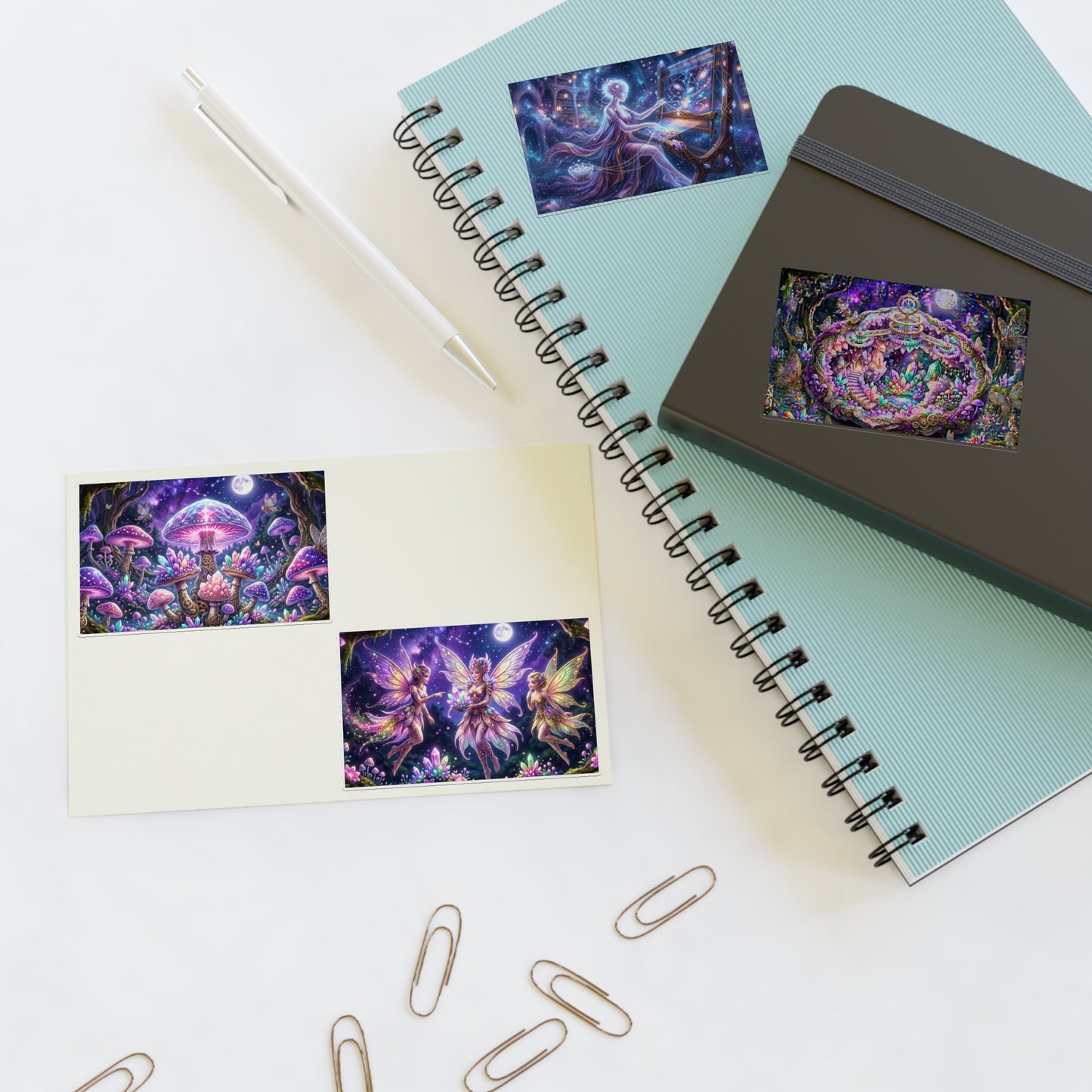 Fantasy Glow Garden Stickers