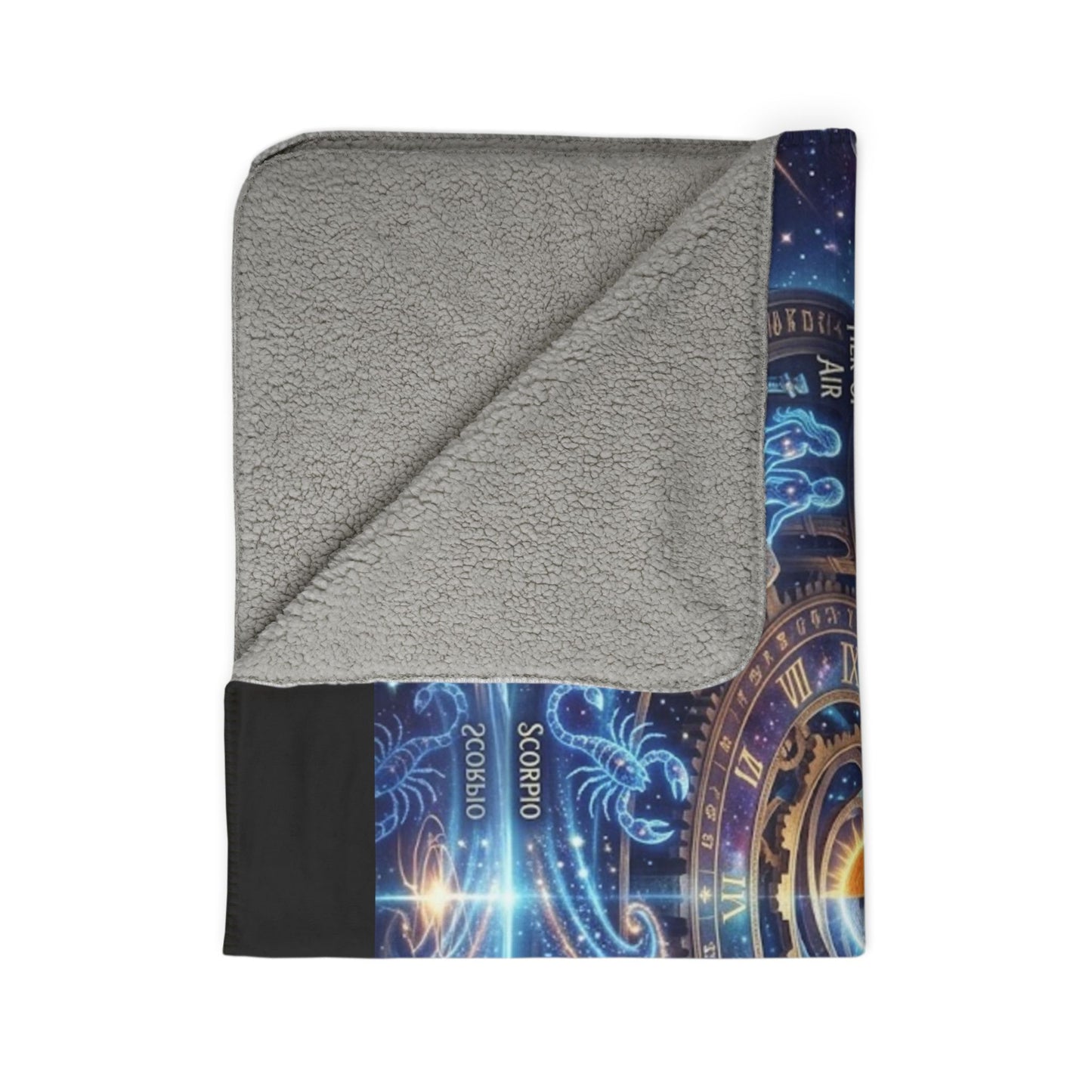 Zodiac Constellation Clock Blanket