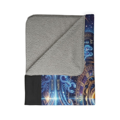 Zodiac Constellation Clock Blanket
