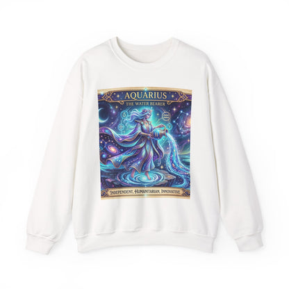 Aquarius Zodiac Crewneck Sweatshirt