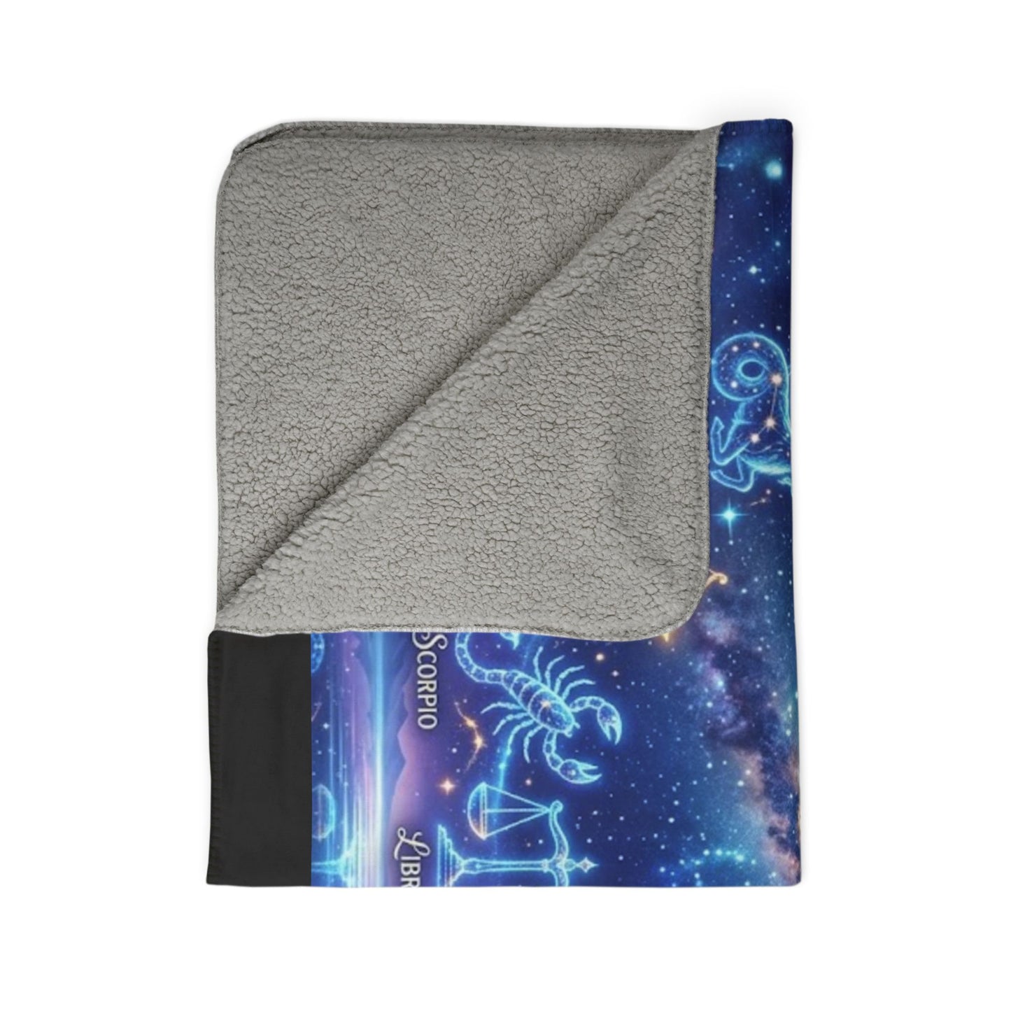 Zodiac Constellation Sherpa Blanket