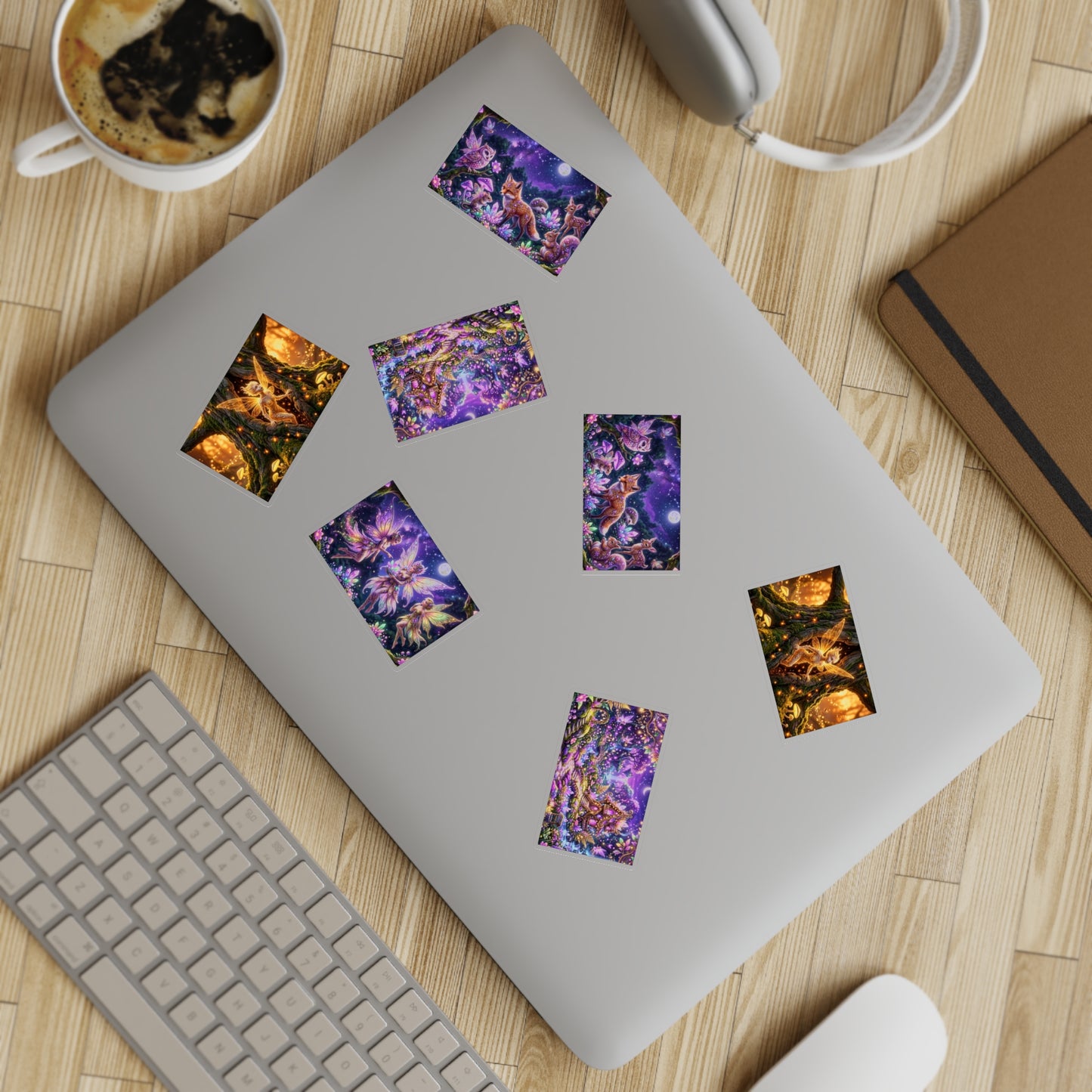 Holographic Fairy Forest Sticker Sheet Bundle — 5pcs
