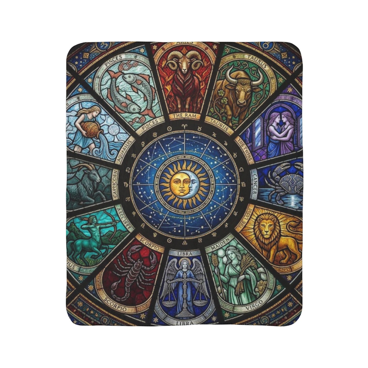 Zodiac Stained Glass Blanket