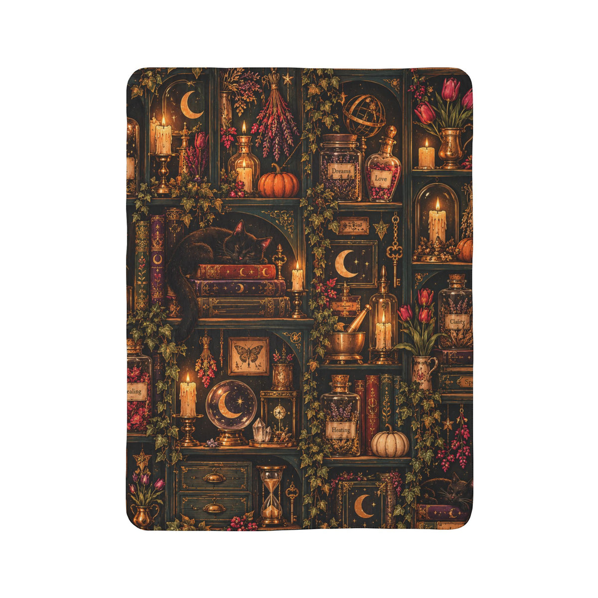 Mystic Apothecary Fleece Blanket